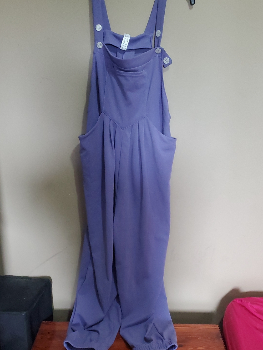 Halara Lavender Wide-Leg Jumpsuit Dress with Pockets - Women Size Xl